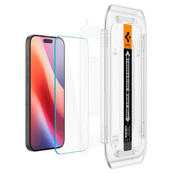 Spigen Glas.TR iPhone 16 Pro 6.3" "EZ FIT" διαφανές γυαλί σκληρυμένο AGL07935 - Image 4