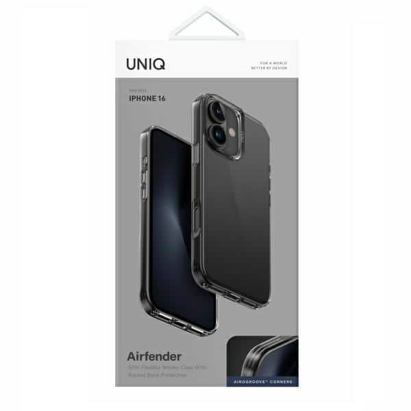 UNIQ Air Fender - θήκη για Apple iPhone 16 - Γκρι - Image 4