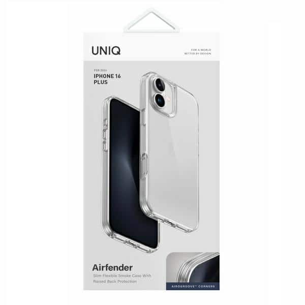 UNIQ Air Fender - θήκη για Apple iPhone 16 Plus - Διάφανο - Image 4