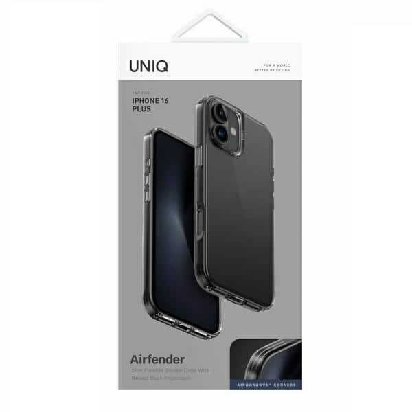 UNIQ Air Fender - θήκη για Apple iPhone 16 Plus - Γκρι - Image 4