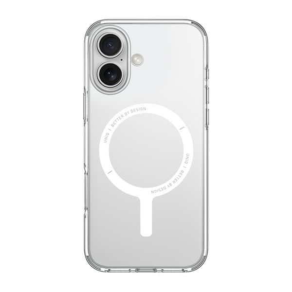 UNIQ Clario Magclick Charging - θήκη για Apple iPhone 16 - Διάφανο - Image 2