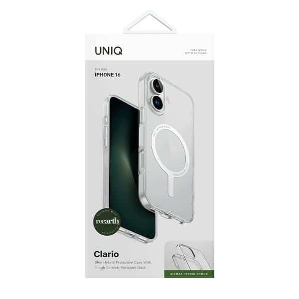 UNIQ Clario Magclick Charging - θήκη για Apple iPhone 16 - Διάφανο - Image 4