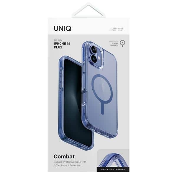 UNIQ Combat Magclick - θήκη για Apple iPhone 16 Plus - Μπλε - Image 4