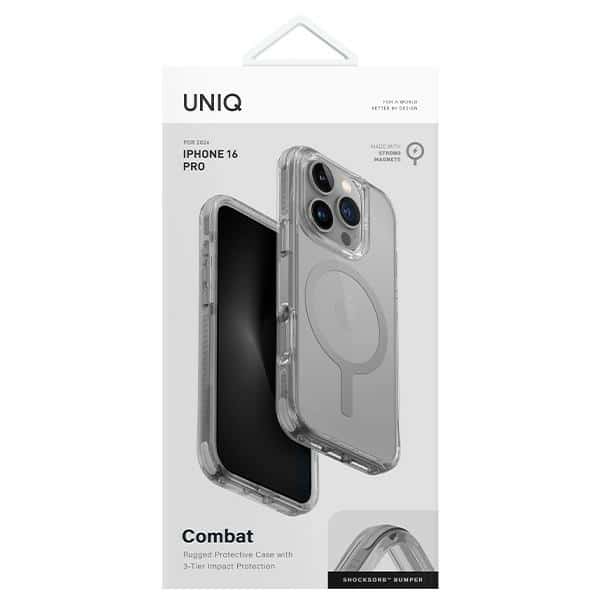 UNIQ Combat Magclick - θήκη για Apple iPhone 16 Pro - Γκρι - Image 4