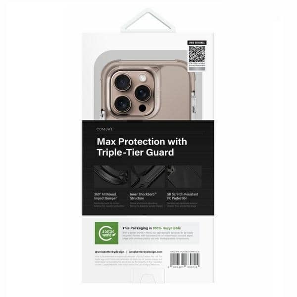 UNIQ Combat - θήκη για Apple iPhone 16 Pro - Χρυσό - Image 5