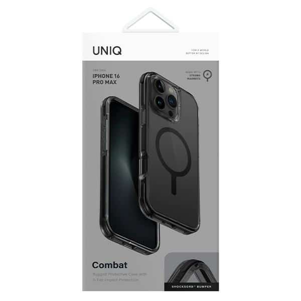 UNIQ Combat Magclick - θήκη για Apple iPhone 16 Pro Max - Μαύρο - Image 4
