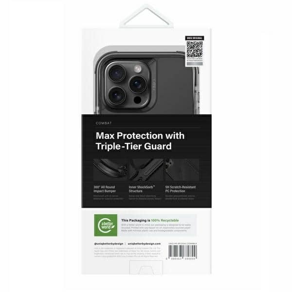 UNIQ Combat Magclick - θήκη για Apple iPhone 16 Pro Max - Μαύρο - Image 5