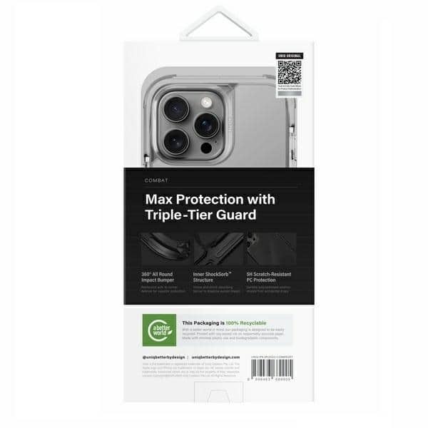 UNIQ Combat Magclick - θήκη για Apple iPhone 16 Pro Max - Γκρι - Image 5
