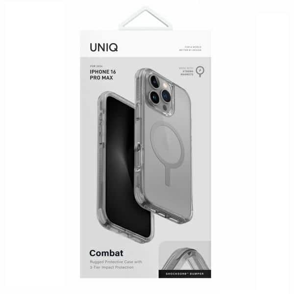 UNIQ Combat Magclick - θήκη για Apple iPhone 16 Pro Max - Γκρι - Image 4