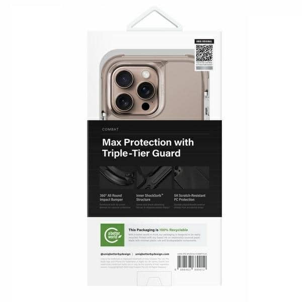 UNIQ Combat Magclick - θήκη για Apple iPhone 16 Pro Max - Χρυσό - Image 5