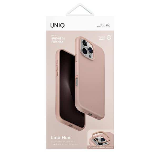 UNIQ Lino Hue - θήκη για Apple iPhone 16 Pro Max - Ροζ - Image 6
