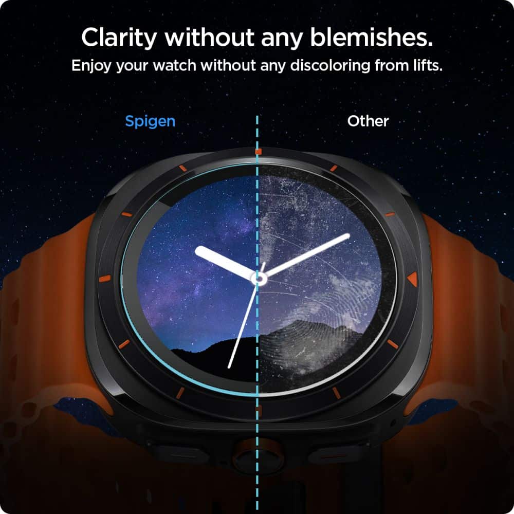 Spigen Glass.TR ”EZ-FIT” 2-pack Galaxy Watch Ultra (47 mm) διαφανές - Image 11