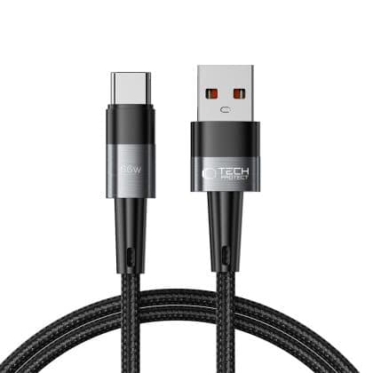 Tech-Protect καλώδιο ultraboost type-c 66w/6a 100cm γκρι