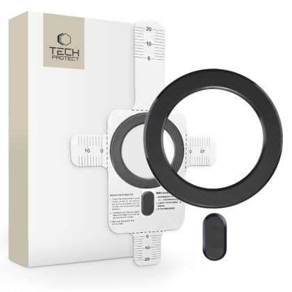 Tech-Protect Magmat Magsafe universal μαγνητικός δακτύλιος μαύρος