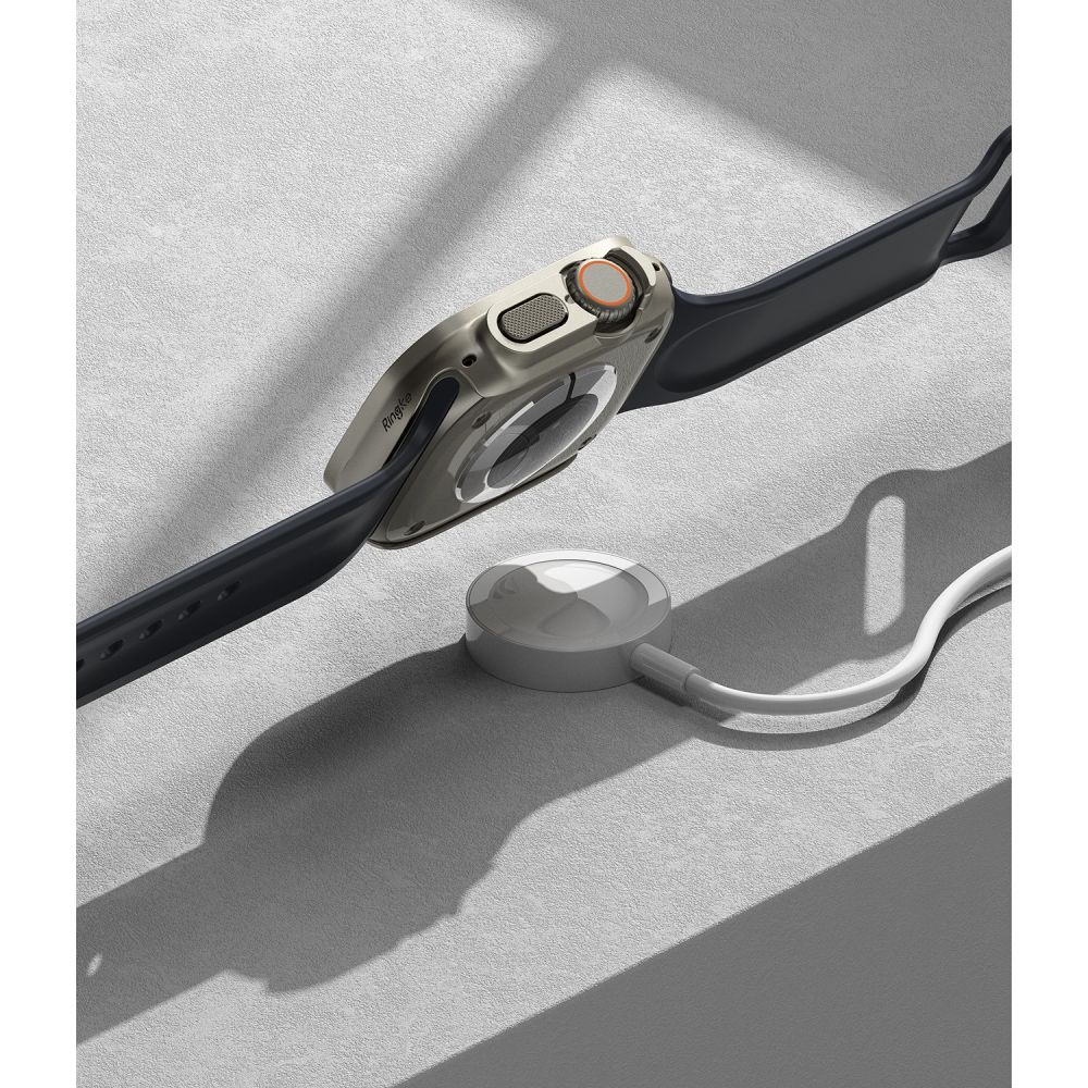 RINGKE Slim 2-pack Apple Watch Ultra 1 / 2 (49 mm) διαφανές & τιτάνιο γκρι - Image 10