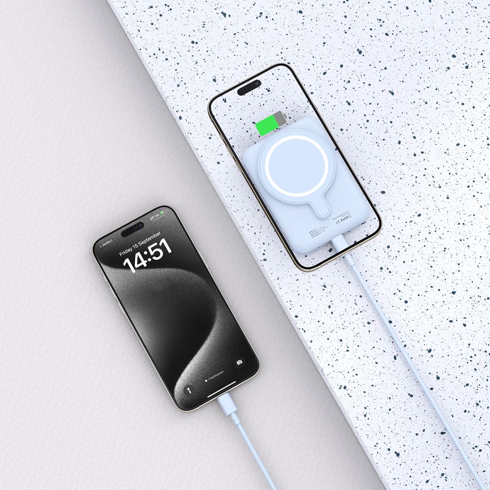 Tech-Protect PB10 Lifemag Magsafe Power Bank 5000mAh μπλε - Image 5