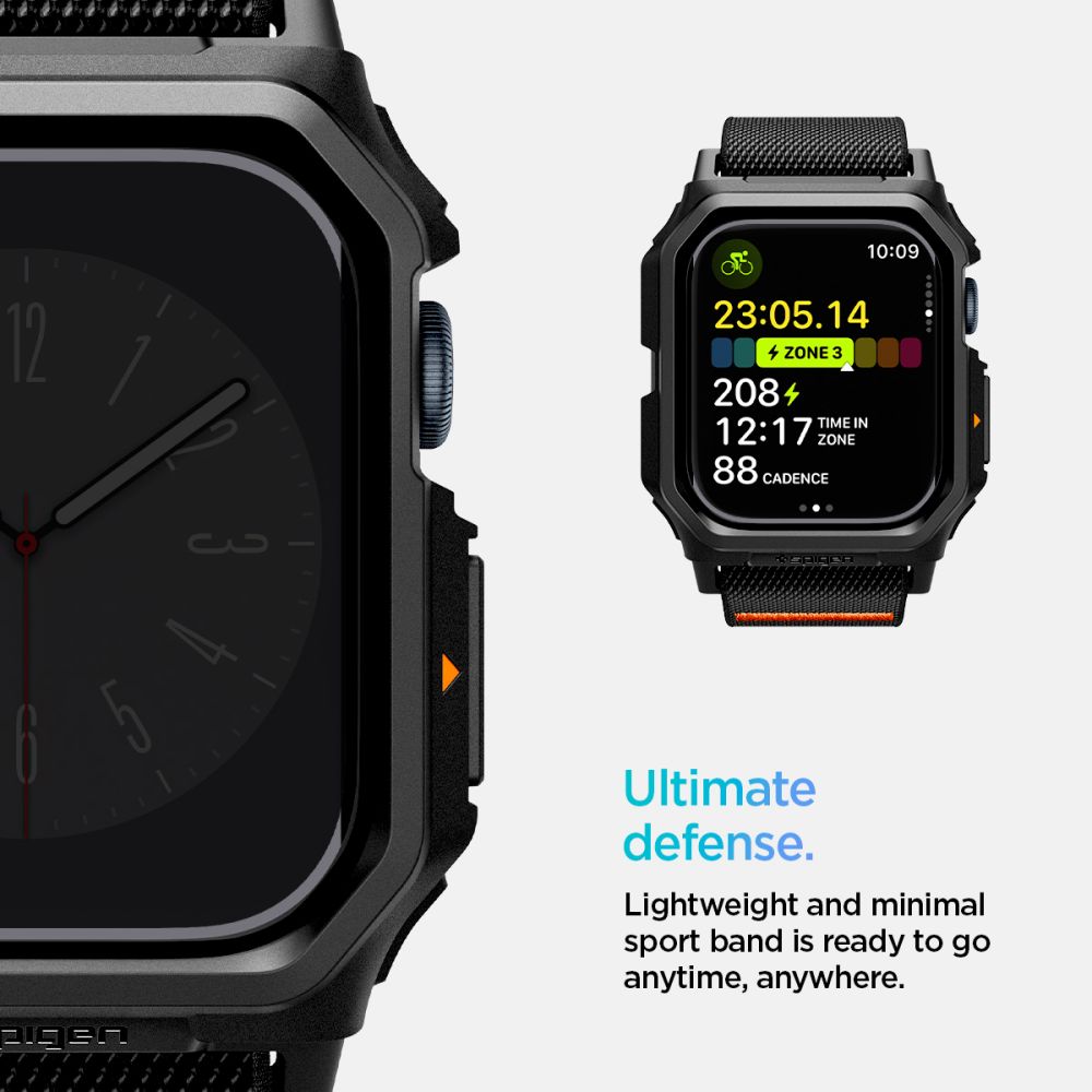 Spigen Lite Fit Pro - θήκη για Apple Watch 10 / 11 - Μαύρο - Image 11