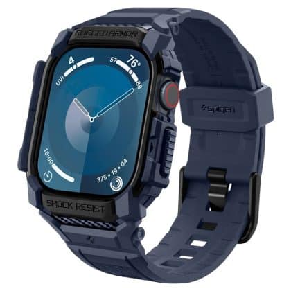 Spigen Rugged Armor Pro - θήκη για Apple Watch 10 / 11 - Μπλε