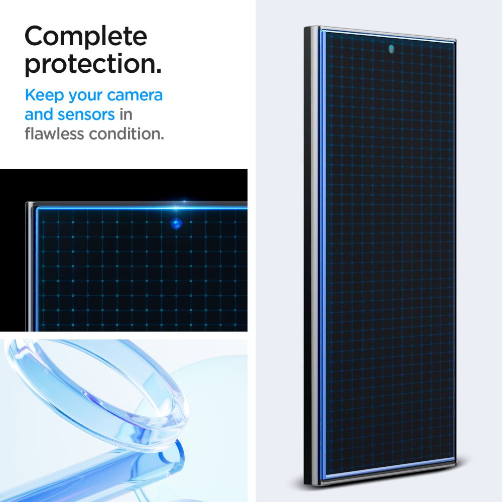 Spigen γυαλί προστασίας Glas.TR "EZ Fit" 2-pack Galaxy S24 Ultra διαφανές - Image 11