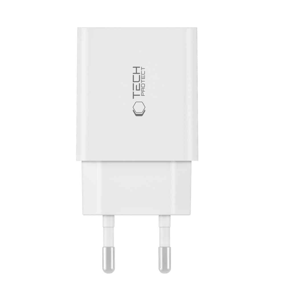 Tech-Protect φορτιστής NC30W 2 θυρών PD30W/QC3.0 λευκός - Image 4