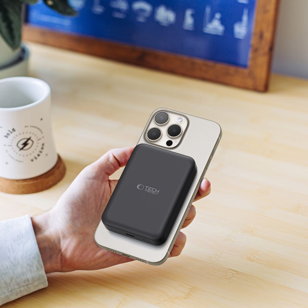 Tech-Protect PB11 Lifemag Magsafe power bank 10000mAh μαύρο - Image 8