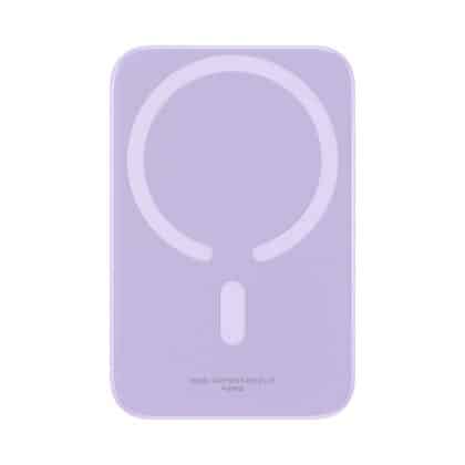 Baseus - Μίνι PowerBank (P10059002513-00) - Type-C, Φόρτιση MagSafe, 20W, 6000mAh, με Καλώδιο Type-C, 30cm - Μωβ