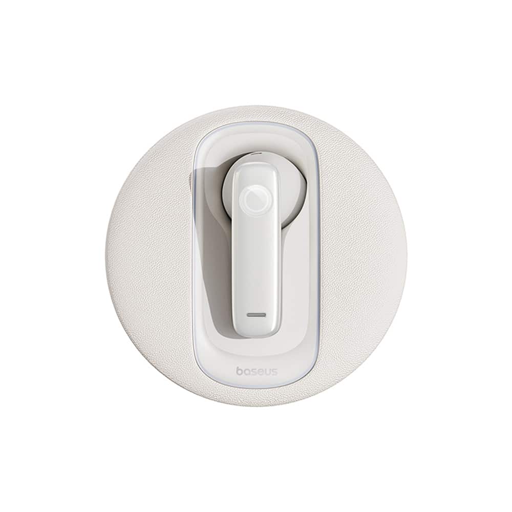 Baseus - Ακουστικά Bluetooth CM10 (A00054700211-00) - για Αυτοκίνητο με Διπλό Μικρόφωνο Ακύρωσης Θορύβου, Bluetooth - Λευκό - Image 2