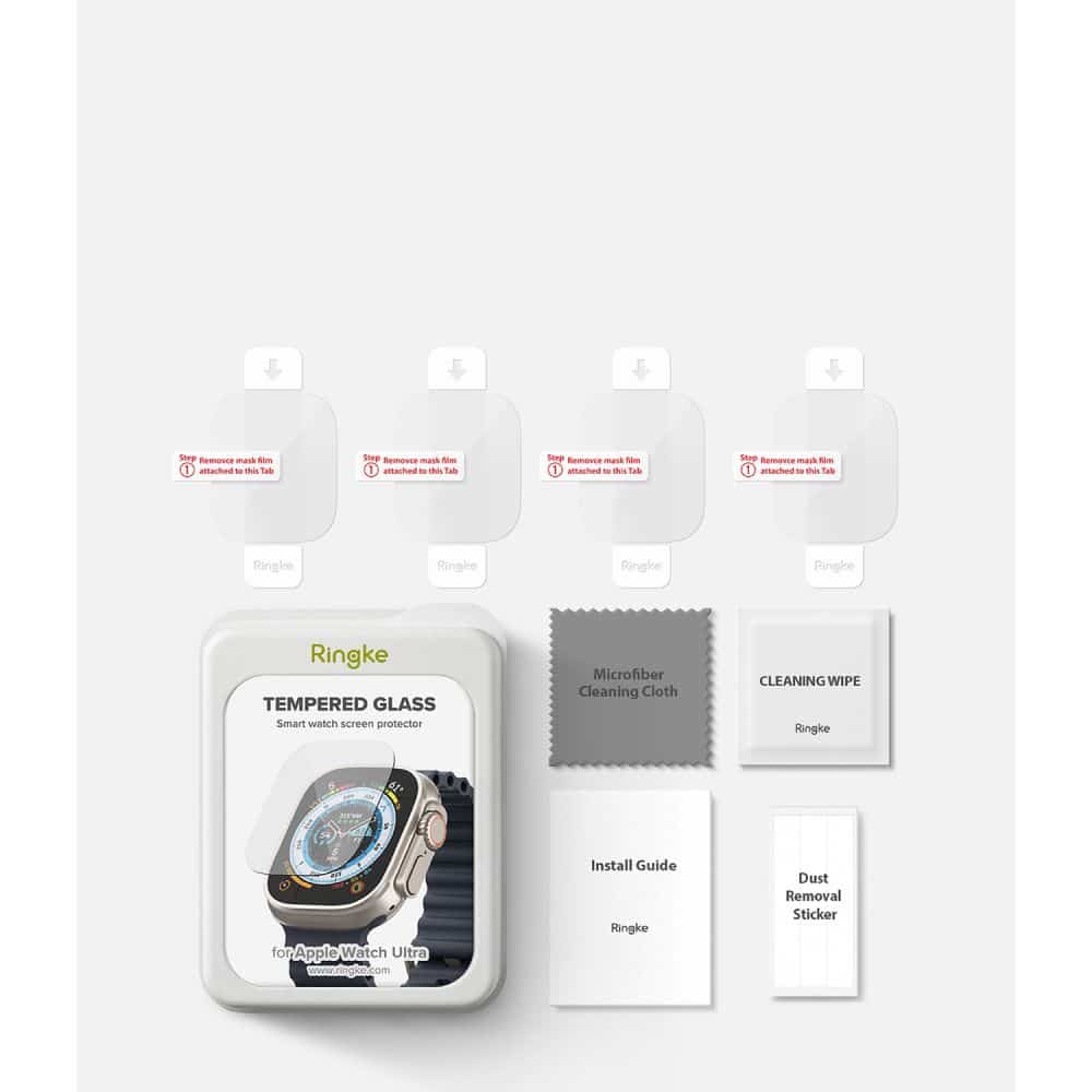 Ringke ID FC Glass 4-pack Apple Watch Ultra 1 / 2 (49 mm) διαφανές - Image 12