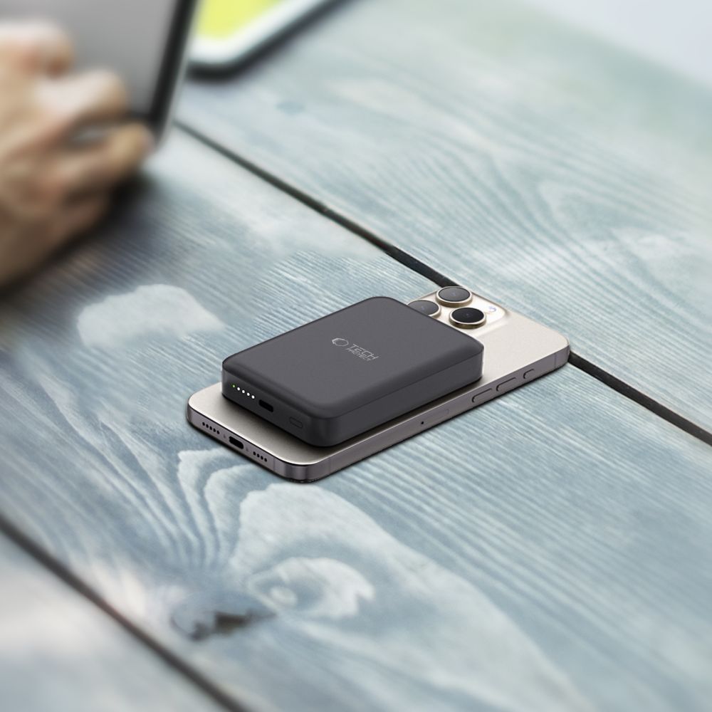 Tech-Protect PB11 Lifemag Magsafe power bank 10000mAh μαύρο - Image 9