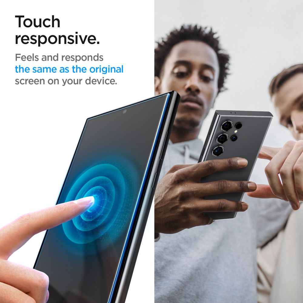 Spigen γυαλί προστασίας Glas.TR "EZ Fit" 2-pack Galaxy S24 Ultra διαφανές - Image 13