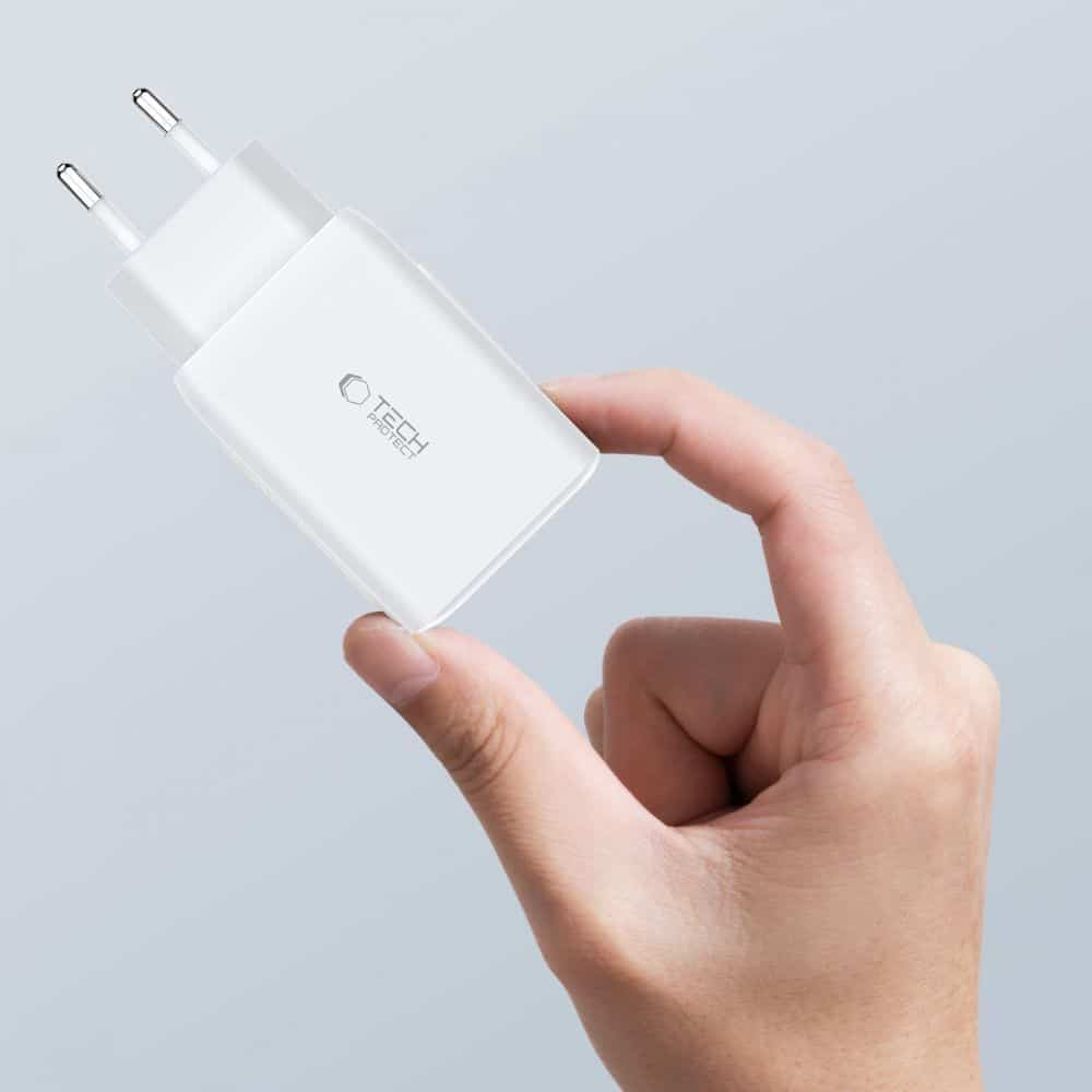Tech-Protect C65W φορτιστής 3 θυρών PD65W/QC3.0 μαύρος - Image 7