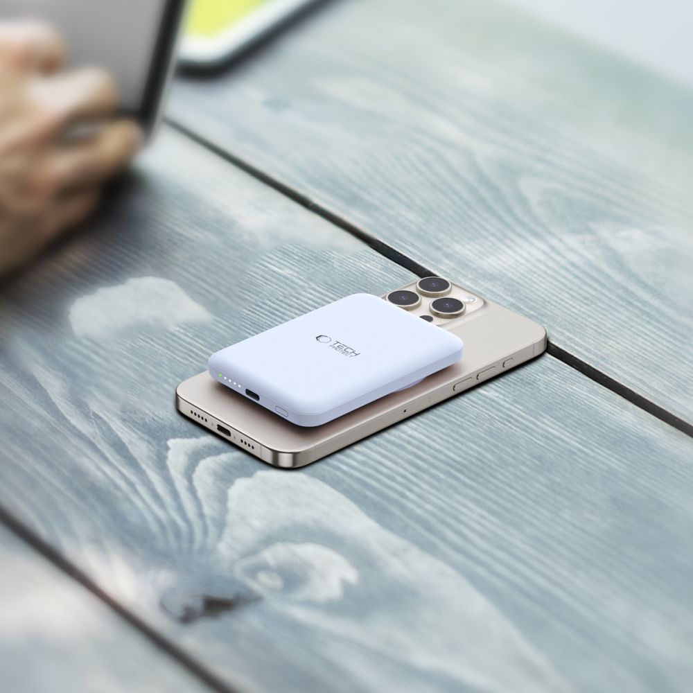 Tech-Protect PB10 Lifemag Magsafe Power Bank 5000mAh μπλε - Image 8