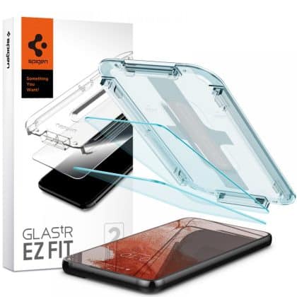 Spigen tempered glass "EZ Fit" 2-pack Galaxy S22