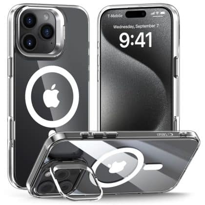 TECH-PROTECT Magstand - θήκη για Apple iPhone 16 Pro - Διάφανο