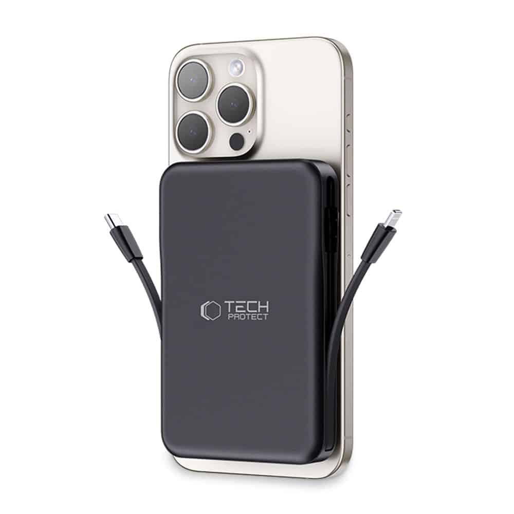 Tech-Protect PB31 Lifemag Magsafe power bank 10000mah μαύρο - Image 2