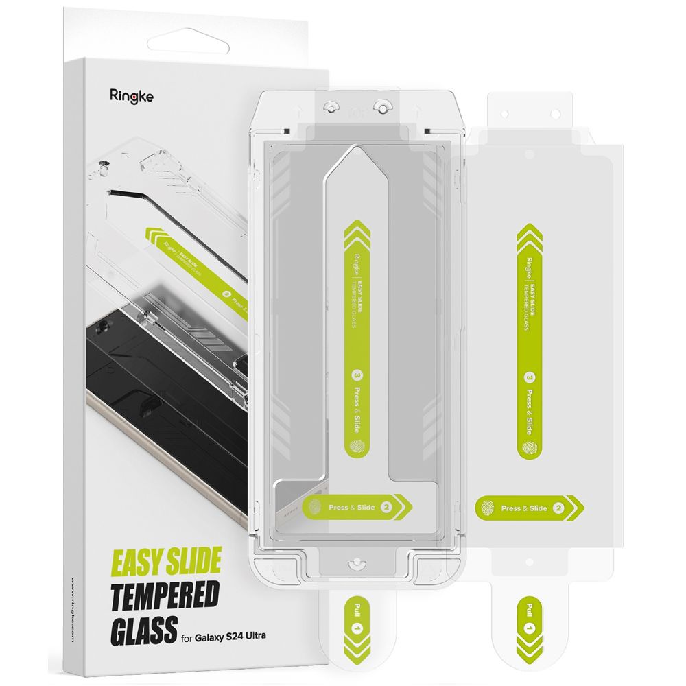 Ringke tempered glass easy slide 2-pack Galaxy S24 ultra διαφανές - Image 10