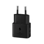 Samsung - Αυθεντικός Φορτιστής Τοίχου T2510N (EP-T2510NWEGWW) - Type-C Υπερ Γρήγορη Φόρτιση 25W - Μαύρος (Συσκευασία Blister) - Image 4