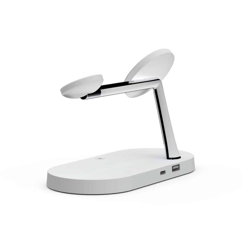 Tech-Protect A12 3in1 μαγνητικός MagSafe ασύρματος φορτιστής λευκός - Image 5
