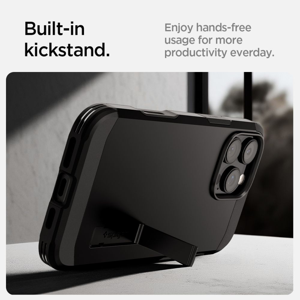 Spigen Tough Armor T - θήκη για Apple iPhone 16 Pro - Μαύρο - Image 14