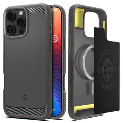 Spigen Rugged Armor MagSafe - θήκη για Apple iPhone 16 Pro Max - Γκρι
