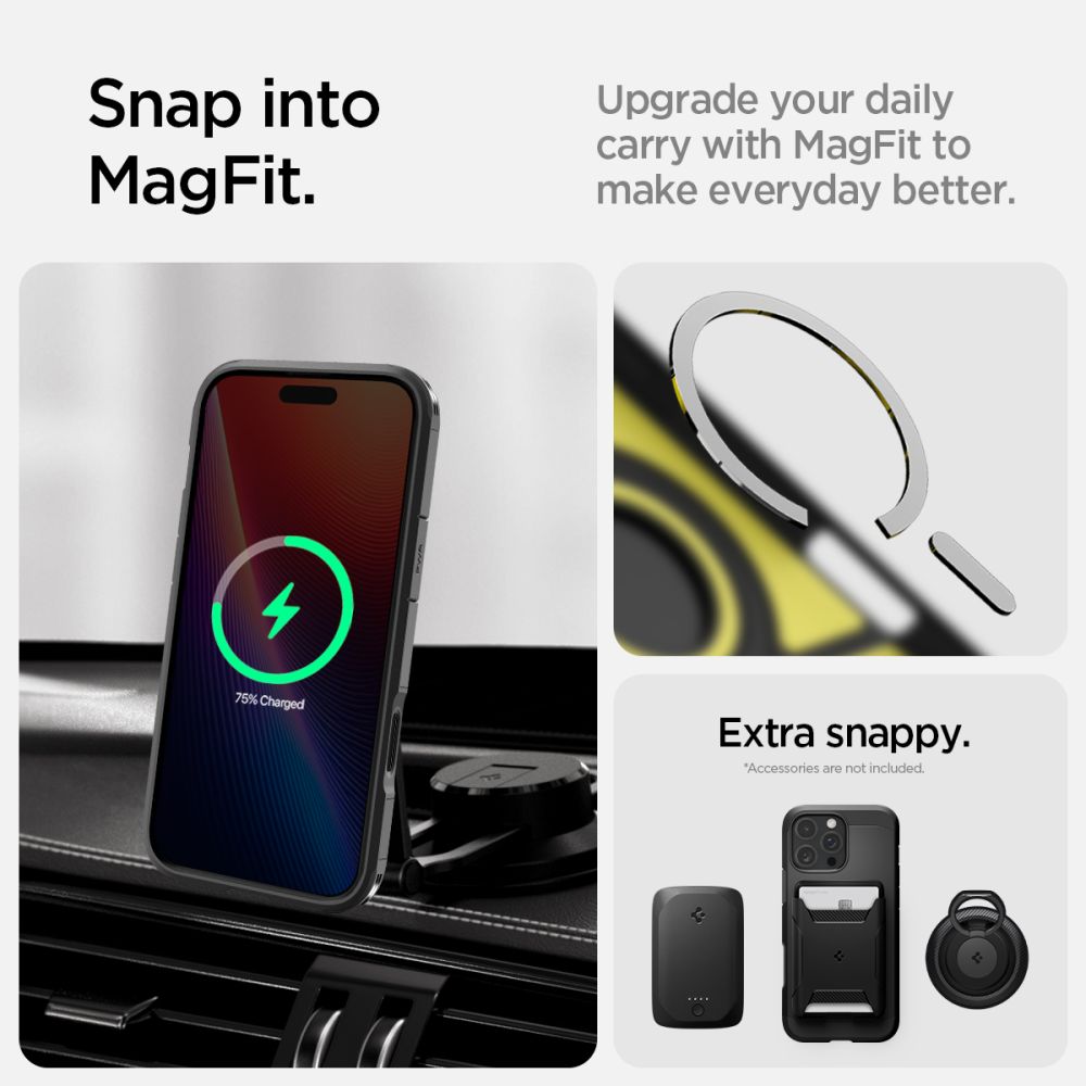 Spigen Tough Armor - θήκη για Apple iPhone 16 Pro Max - Μαύρο - Image 15