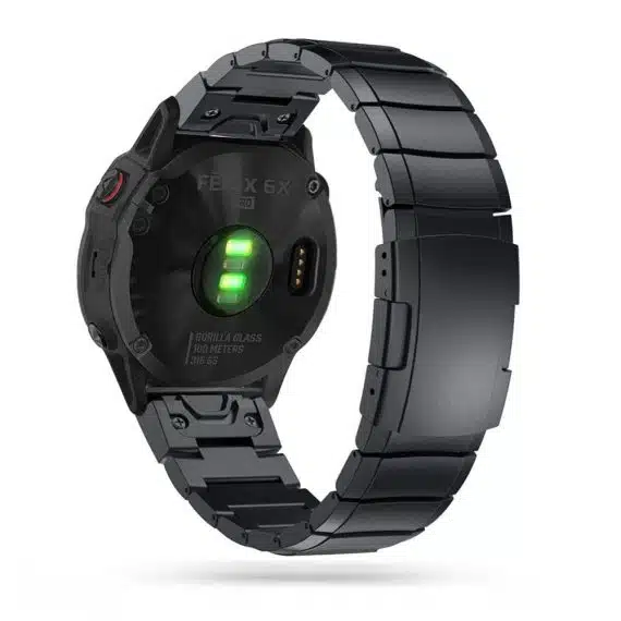 Tech-Protect Steelband Garmin Fenix 3 / 5X / 3HR / 5X Plus / 6X / 6X Pro / 7X μαύρο