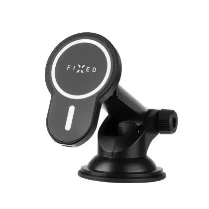 Fixed - Βάση αυτοκινήτου με ασύρματη φόρτιση MagClick XL (FIXMCLI-XL-BK) - για ταμπλό και παρμπρίζ, 15W - Μαύρο