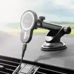 Fixed - Βάση αυτοκινήτου με ασύρματη φόρτιση MagClick XL (FIXMCLI-XL-BK) - για ταμπλό και παρμπρίζ, 15W - Μαύρο - Image 10