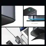 Joyroom JR-TCM02 φορτιστής GaN 65W ΕΕ 4x USB-C 2x USB-A - σκούρο γκρι - Image 11