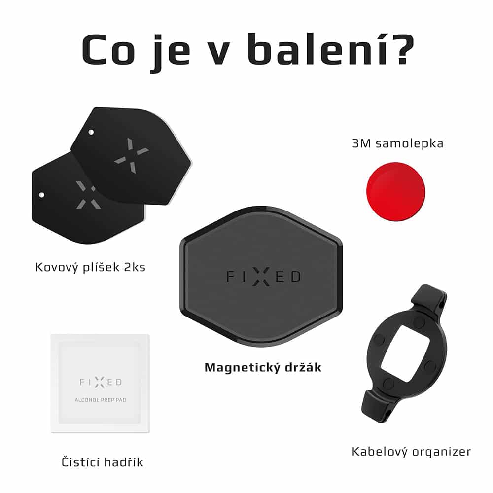 Fixed - Στήριγμα Αυτοκινήτου Icon Flex (FIXIC-FLEX-BK) - για ταμπλό, μαγνητικό - Μαύρο - Image 12