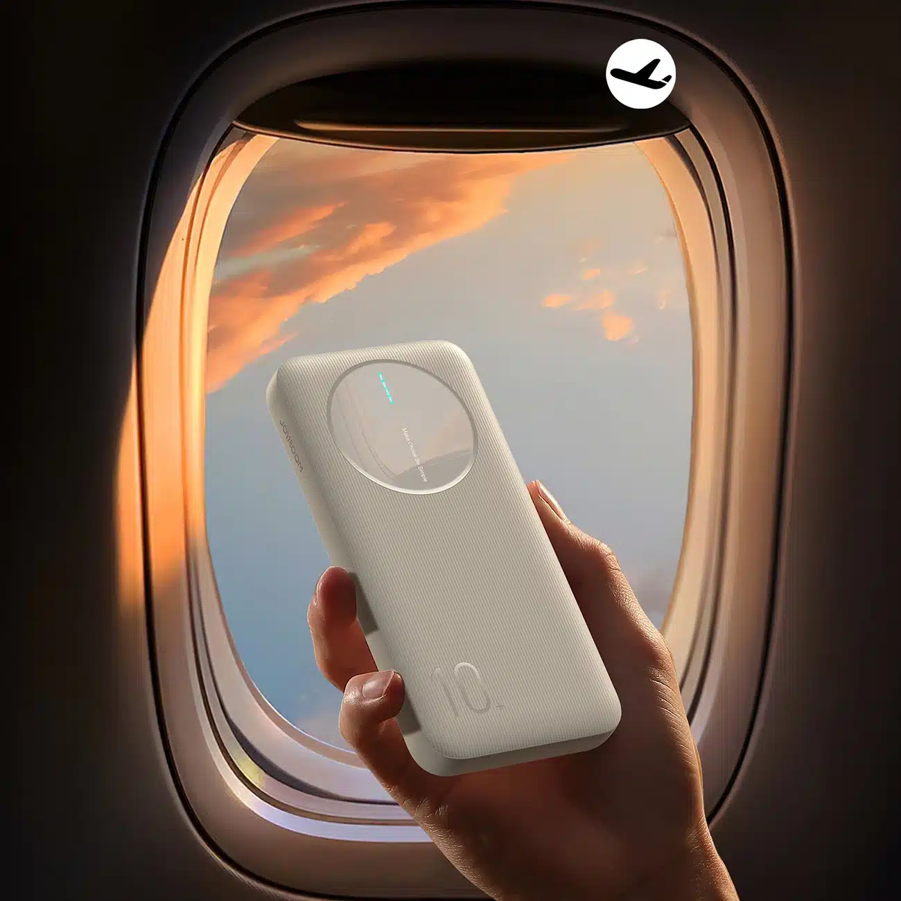 Joyroom Powerbank JR-PBF12 10000mAh 2.4A 2x USB-A 1x USB-C - λευκό - Image 13