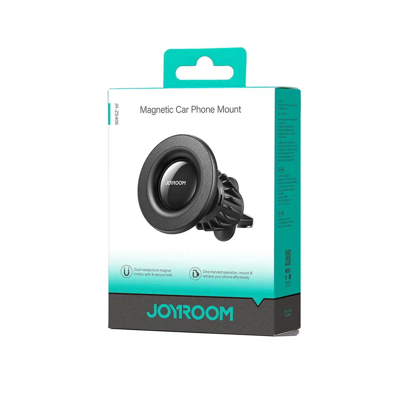Joyroom JR-ZS406 μαγνητική βάση αεραγωγού αυτοκινήτου - μαύρος - Image 7