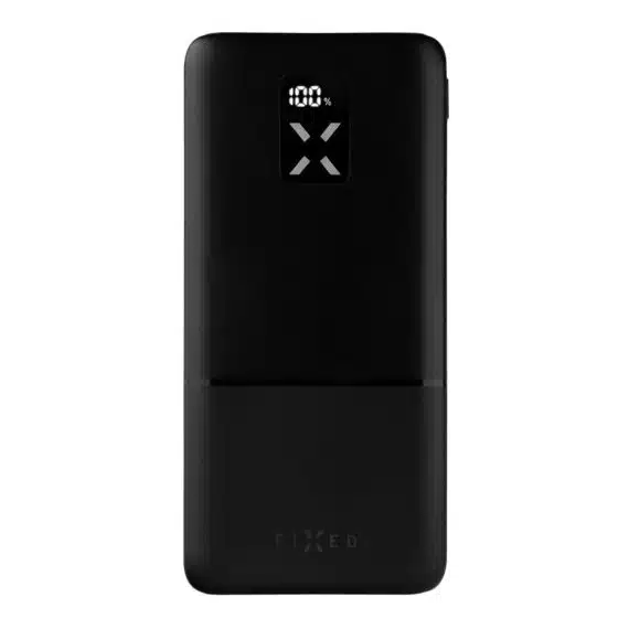 Fixed - Power Bank Zen 10 (FIXZEN-10-BK) - 2x USB, Type-C, 20W, 10000mAh, με οθόνη LCD - Μαύρο