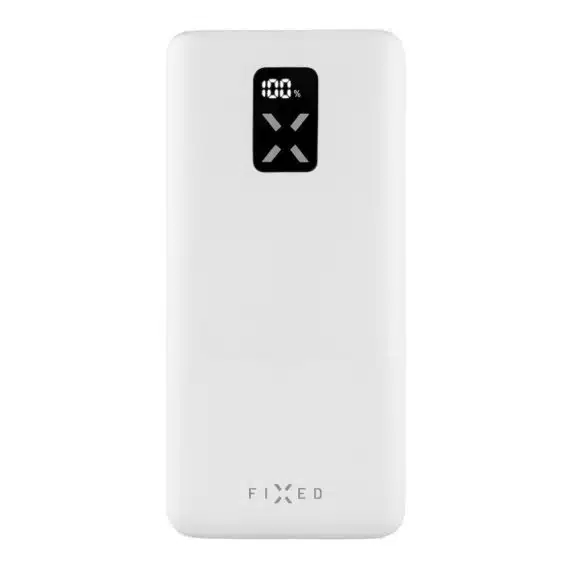 Fixed - Power Bank Zen 10 (FIXZEN-20-WH) - 2x USB, Type-C, 20W, 20000mAh, με οθόνη LCD - Λευκό